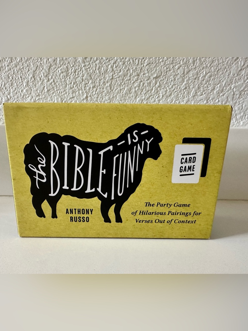 The Bible Is Funny Card Game - Yellow